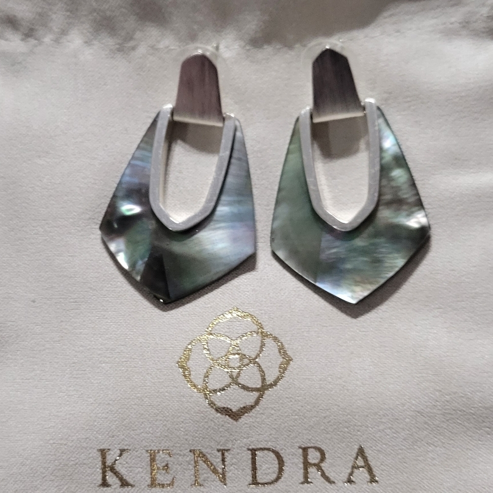 Kendra Scott Abalone Shell Earrings